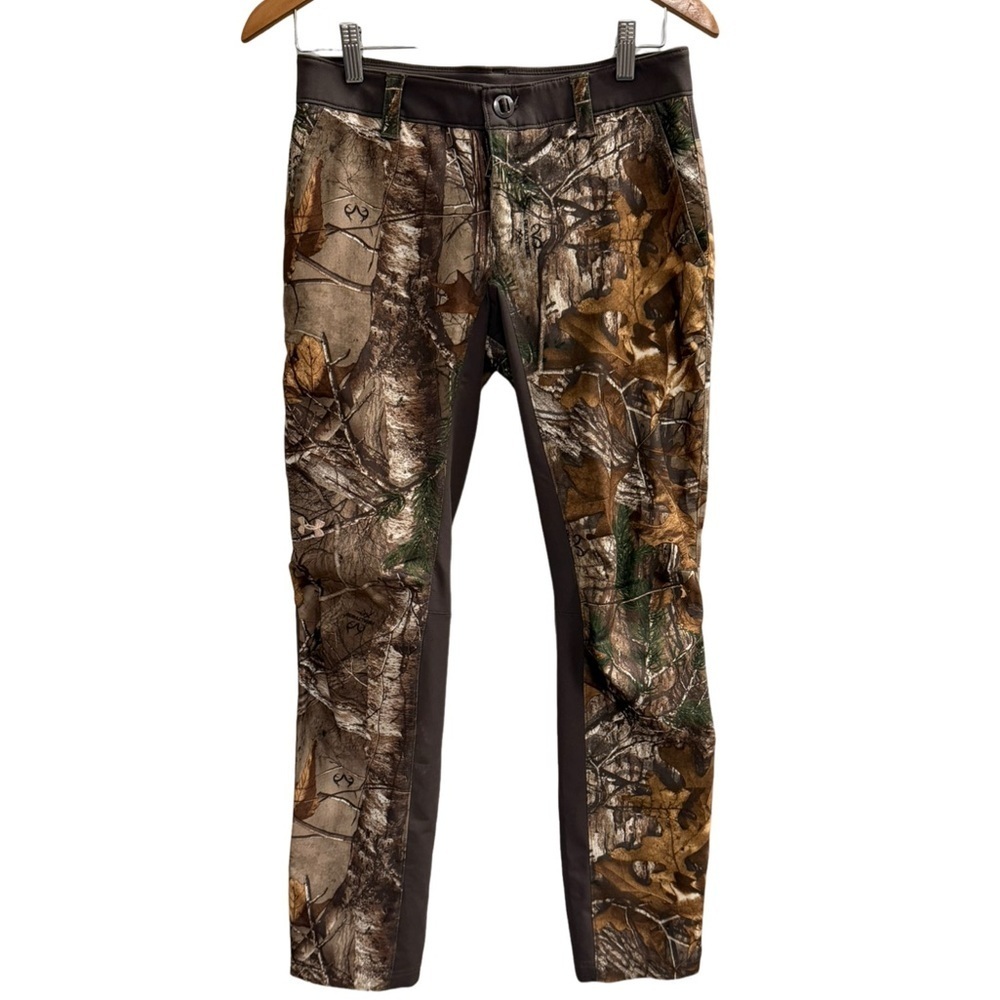 UNDER ARMOUR Fletching Realtree Camo Hunting Pants Size 4